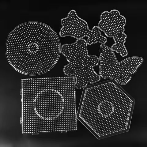 5mm Hama Beads Pegboard template Toy DIY perler tool PUPUKOU Beads Educational Tangram Jigsaw Puzzle Iron beads https://tinyurl.com/22qzjuy7