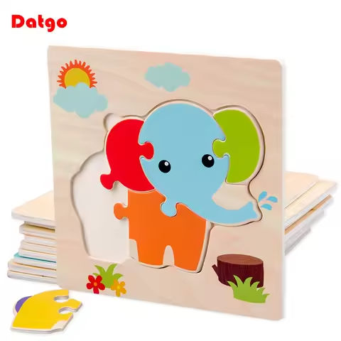 Baby Wooden 3D Puzzles Tangram Shapes Learning Educational Cartoon Animal Intelligence Jigsaw Toys For Children Gift https://tinyurl.com/2xzkb3ro