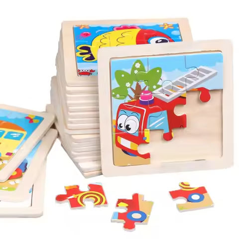 11X11CM Kids Wooden Puzzle Cartoon Animal Traffic Tangram Wood Puzzle Toys Educational Jigsaw Toys for Children GiftS https://tinyurl.com/23j7ku7h