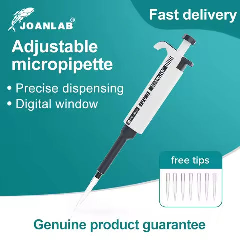 Laboratory Pipette Economic Micropipette Single-channel Adjustable Volume Mechanical Pipettor Pipet 0.1 to 10000ul https://tinyurl.com/27zf5nx3