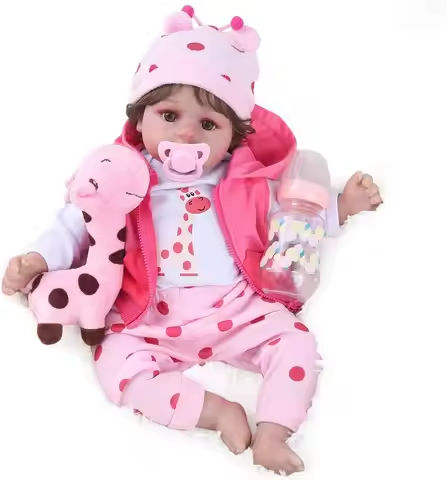 Reborn Realistic Newborn Baby Dolls, 18 inch Silicone Real Toddler Girl Lifelike https://tinyurl.com/2dj6pd2p