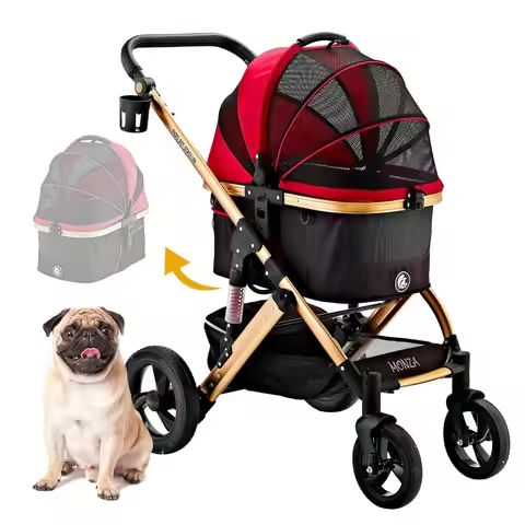 Outdoor Heavy Duty Foldable Utility Pet Stroller Dog Carriers Bicycle Trailer https://tinyurl.com/25yy5zjm