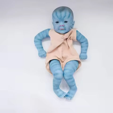 NPK 18inch Fecilia in Avatar Version Woodland Lifelike Reborn Doll Kit Already Painted Unfinished Doll Parts DIY Toys https://tinyurl.com/25qwqvuh