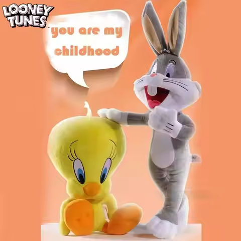 Big Looney Tunes Bugs Bunny Plush Toy Tweety Bird Bunny Anime Cartoon Movie Plushies Stuffed Doll Toys Gift https://tinyurl.com/28ph8wzr