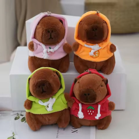 Cute Cartoon Capybara Pendant Plush Toy Doll Bag Hanging Ornaments Cute Kapila Keychain Doll Car Pendant Desktop Doll Ornaments https://tinyurl.com/28a7mos4