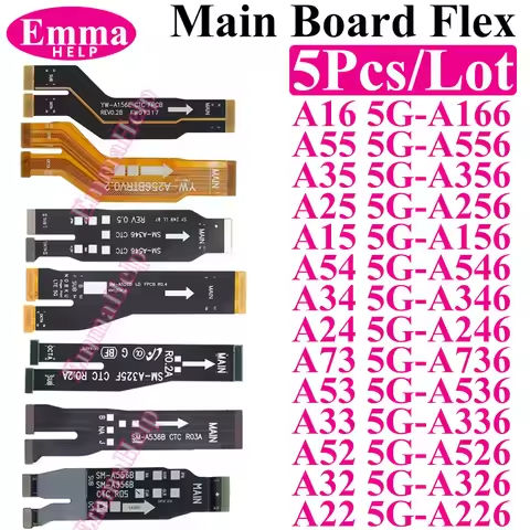 10 Pcs Main Board Motherboard Connector Flex Cable For Samsung A21S A22 4G A33 A34 A41 A42 A52 A53 A54 A72 A73 A55 A15 A25 5G https://tinyurl.com/28w3zwax