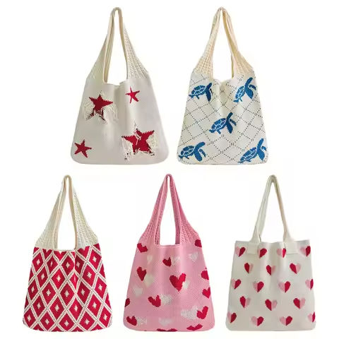 Fashion Women’s Hollow Woven Shoulder Bags Large Capacity Knitting Underarm Bag Solid Crochet Tote Handbag Summer Mesh Beach Bag https://tinyurl.com/2dz98ect