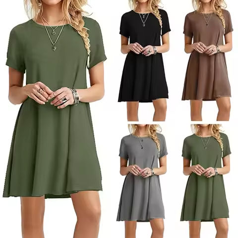 Women’s solid color casual sleeveless backless strapless slim fit short dress party dress https://tinyurl.com/246zt8nf
