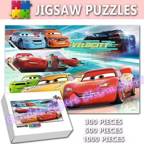 Disney Cars Jigsaw Puzzles Lightning Mcqueen 108/200/300/500/1000 Pieces Cartoon Movies Print Decompress Puzzle for Kids https://tinyurl.com/2a5v4hdn