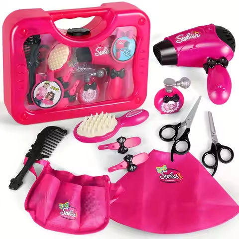 Pretend Play Girls Beauty Salon Toy Set with Hair Dryer,Barber Apron and Styling Accessories – Perfect for Imaginative Play gift https://tinyurl.com/29pcusm9