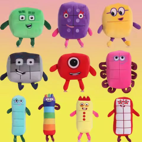 Anime Numberblocksed Plush 14-18cm Doll Toys Educational Stuffed Movie Anime Kids Early Childhood Birthday Christmas Gift Hot https://tinyurl.com/275lqxnl