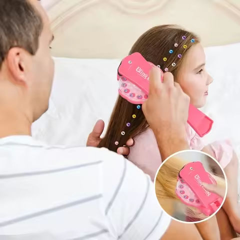 DIY Hair Salon Toys for Girls,Electric Magic Automatic Hair Braiding Machine ,Kids Hair Styling tool for Christmas & Birthday https://tinyurl.com/24p4syho