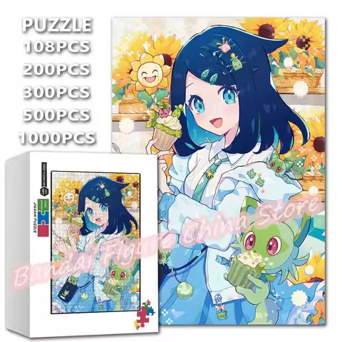 Cute Anime Beauty Girl Print Puzzle Pokemon Monster Pikachu Cartoon Anime 108/200/300/500/1000 Pieces Jigsaw Puzzles Toys Gifts https://tinyurl.com/2dehuzlm