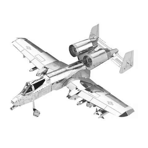 A-10 3D Metal Puzzle DIY Model Building Kit Adult Toys Birthday Gift https://tinyurl.com/2dfbckr5