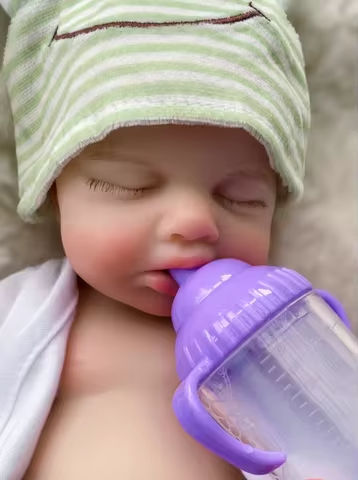 33cm Can Open Mouth Painted Solid Silicone LouLou Bebe Reborn Girl and Boy Washable Newborn Baby Dolls For Kid’s Gift https://tinyurl.com/28pjjdg3