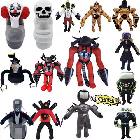 New Skibidi Toilet Plush Toys Titan Speakerman Camera TV Man Cartoon Speaker Titan Drill Clockman Plush Soft Stuffed Doll Gifts https://tinyurl.com/2dgyo2fx