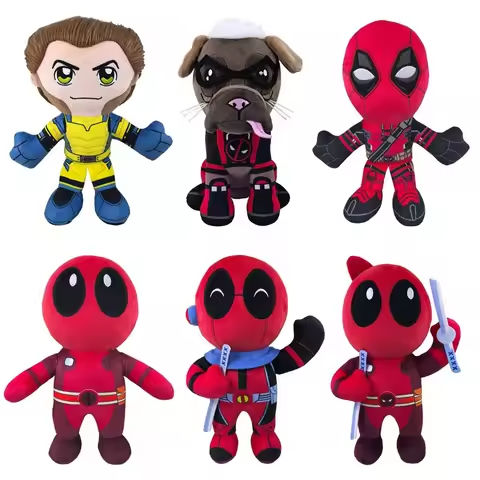 New Cartoon 25cm Deadpools Plush Dolls Action Soft Stuffed Throw Pillow 2025 Movie Plush Gifts For Fans Kids Birthday https://tinyurl.com/25x9apbb