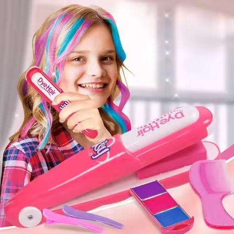 DIY Color Hair Stick Set Girl Toy Washable Hair Chalk Set Toy Temporary Bright Hair Dyeing Chalk Comb Set Children’s Toy https://tinyurl.com/2y6nmdgm