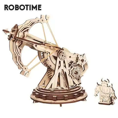 Robotime 3D Wooden Puzzle Medieval Siege Weapons Game Assembly Set Gift for Children Teens Adult War Strategy Toy KW401 KW801 https://tinyurl.com/2xmrvm8p