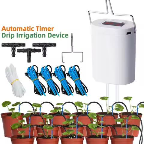 Automatic Drip Irrigation System Self Watering Spike for Flower Plants Greenhouse Garden Adjustable Auto Water Dripper Device https://tinyurl.com/2b536jed