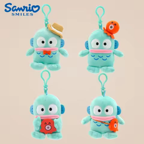 Sanrio Plushie Hangyodon Stuffed Plush Keychain Pendant Cartoon Doll Toys Soft PP Cotton Kawaii Bag Keyring Gifts For Girls Kids https://tinyurl.com/24c72p5g
