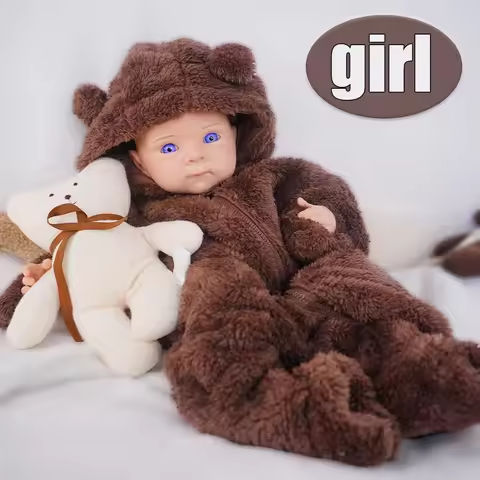 19.69 inches/3.45 kilograms solid one-piece molded baby girl reincarnation doll, with blue eyes and super healing expression https://tinyurl.com/2aqmhhwb