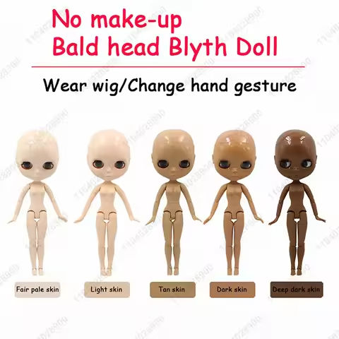 ICY DBS Blyth Doll 19 Joints 1/6 Body 30CM BJD Doll Body No Wig Bald Head No Make-up DIY Make Up Practice Costume Doll Gift https://tinyurl.com/276g4fqt