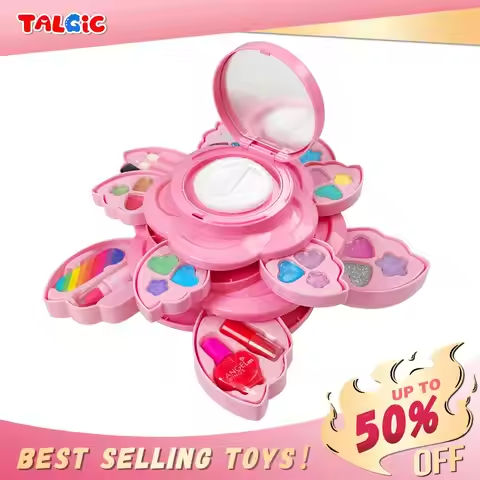 Petal-Shaped Makeup Pretend Play, Princess Cosmetics Toys with Storage Case, Children’s Cognitive Toys Makeup Play Kit for Nurse https://tinyurl.com/2apofmpe