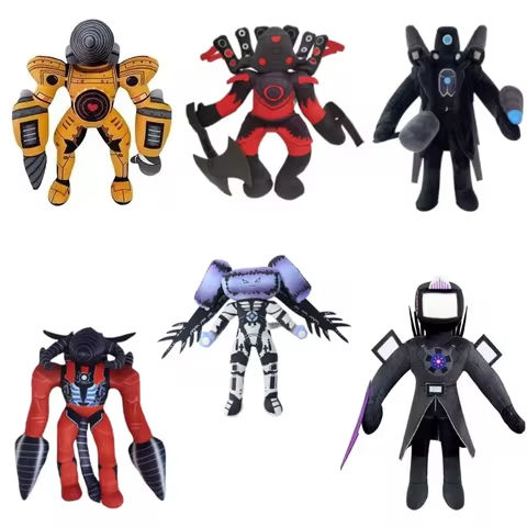 Skibidi Toilet Filling Plush Doll Toy Anime Game Character Titan TV Male Photographer Birthday Gift Christmas Gift https://tinyurl.com/25hsrz44