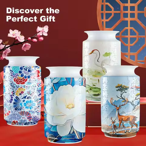 3D Panda Puzzle Vase Flower Puzzles Three-dimensional Vase Puzzle Flower Arrangement Children’s Birthday Details Toys for Kids https://tinyurl.com/2bvvyox5