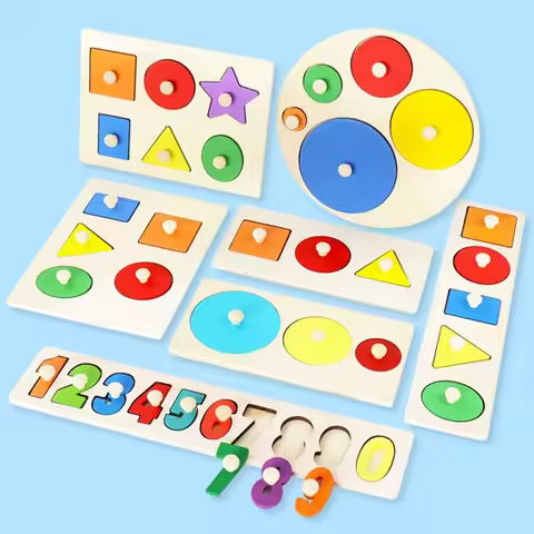 Children Wooden Puzzle Montessori Toys for Baby 1 2 3 Years Old Kids Alphabet Number Shape Matching Early Educational Games Toys https://tinyurl.com/2a848c9k