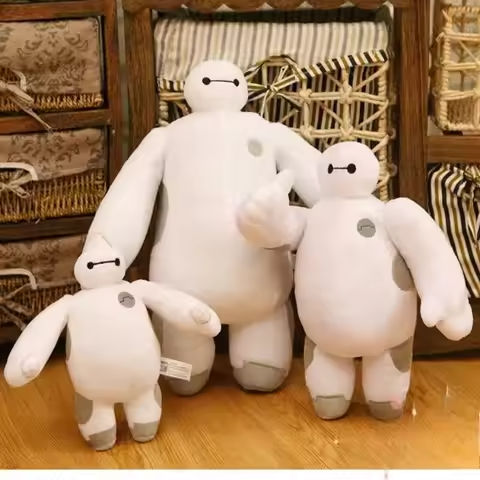 18cm Big Hero 6 Baymax Anime Plush Doll Cute Disney White Doll Pillow Movie Peripherals Birthday Gift for Children Stuffed Toys https://tinyurl.com/2xnxwsh3