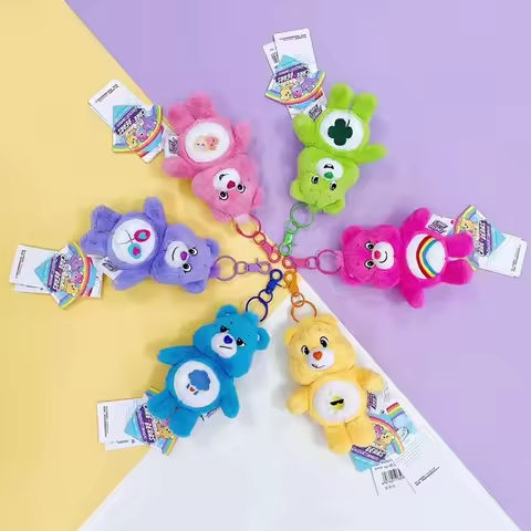 Sanrio Plush Toys Keychains Rainbown Bear Carebears Stuffed Toys Keychain Learning Education Holiday Christmas Gifts Bag Decor https://tinyurl.com/2b4q46mu