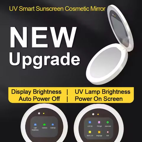 LUVODI Intelligent Illuminate Big Round Mirror for Bathroom Touch Screen Dimmable Anti-fog Bathroom LED Light Mirror https://tinyurl.com/2ymtoj62