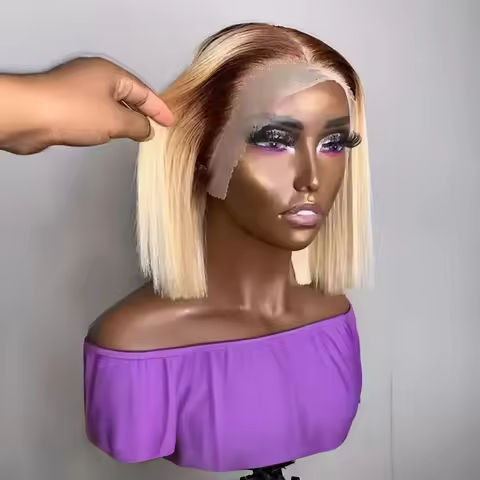 Wear And Go Glueless Wig Human Hair Ombre Highlight Bob Wig Human Hair For Women 4×4 Straight Lace Closure Wigs Human Hair https://tinyurl.com/24j6zj23