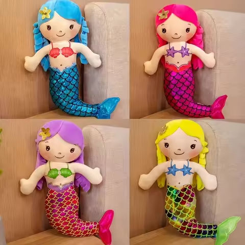 Cute Mermaid Soft Plush Doll Toy – Perfect Birthday and Christmas Gift for Kid, Ideal for Children’s Play and Sea Life Lovers https://tinyurl.com/2yazzzzk