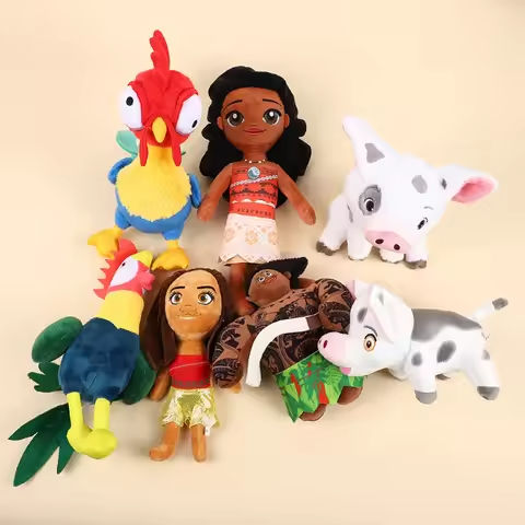 Disney Movie TV Moana Pet Pig Pua Maui Heihei Stuffed Animals Cute Pepa Cartoon Plush Toy Dolls Children Birthday Gifts https://tinyurl.com/27uhd3bm