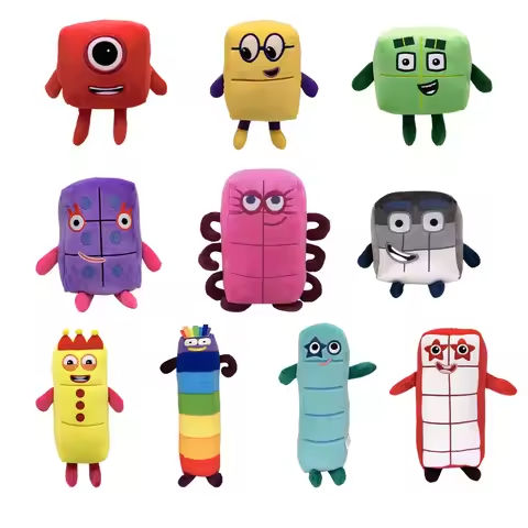 14-18cm Cartoon Number Plush Doll Toys Educational Stuffed Movie Anime Kids Early Childhood Birthday Christmas Gift https://tinyurl.com/25f4ug9o