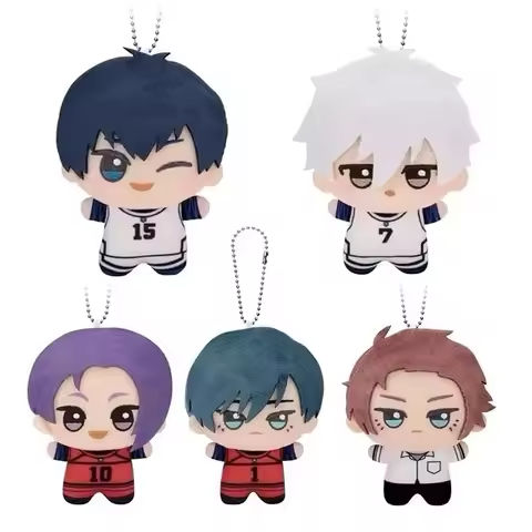 10cm New Blue Lock Plush Pendant KeyChain Yoichi Isagi Nagi Seishiro Mikage Reo Rin Itoshi Itoshi Sae Action Doll Toy Bag Gift https://tinyurl.com/254mpo7g