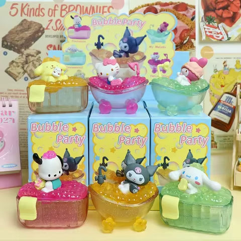 Kawaii Sanrio Blind Box HelloKitty Kuromi Cinnamoroll My Melody Pochacco Figures Dolls Bubble Party Blind Box Toy For Fans Gift https://tinyurl.com/264t8sxs