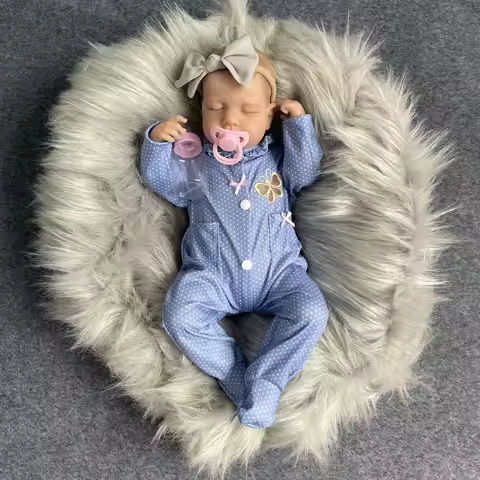 20 Inches LouLou Bebe Reborn Dolls 3D Skin Realistic Baby Alive Lifelike Newborn Handmade Vinyl Doll Kids Girls Gift https://tinyurl.com/2a8knen5