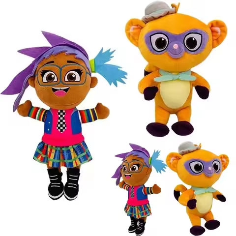 New Cartoon Movie Vivo Monkey Plush Toys Kinkajou&Andrés Marta Sandoval Rosa Gabi Vivo Plushie Doll  Christmas Gift For Kids https://tinyurl.com/29dw6m7e
