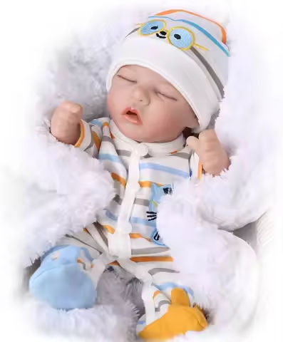 Reborn Baby Dolls – 12 Inch Realistic Sleeping Newborn Small Baby Doll for 3 + Year Old Kids https://tinyurl.com/2cfm4bv8