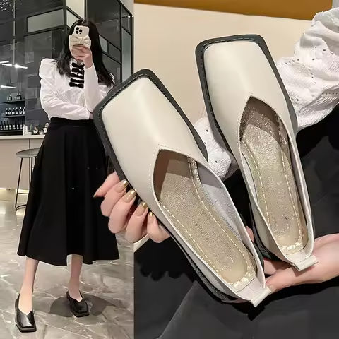 Flat Slippers Casual Shoes Woman 2024 Trend Luxury Summer Elegant Dresses Sandals Beach Designer House Round Toe Brand Bathroom https://tinyurl.com/2ddpfgrq