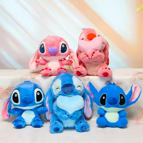 30cm Kawaii Anime Lilo & Stitch Disney Movie Figures Doll Stitch Angel Plush Toys Soft Stuffed Cute Cartoon Dolls Gift For Kids https://tinyurl.com/243pvn6b