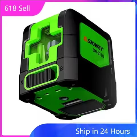 English Version SNDWAY SW-311G 2 Lines Laser Level Meter Horizontal And Vertical Green Beam Self Leveling Mini Module Laser Leve https://tinyurl.com/25wu2rpe