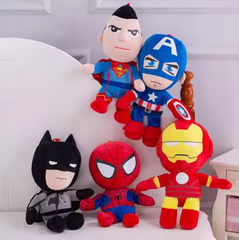 Disney Movie 28cm Marvel Avengers Hero Plush Doll Spiderman Spider-man Ironman Captain America Soft Stuffed Toys For Kids https://tinyurl.com/2apt2kyg