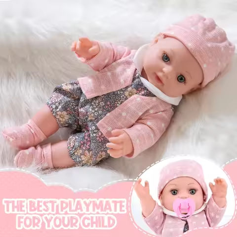 12in/30cm Reborn Doll Can Be Washed, Appease Be Education Soft Baby Doll Limb Movable and Clothes Detachable, Children’s Toy Gif https://tinyurl.com/29qh4tpp