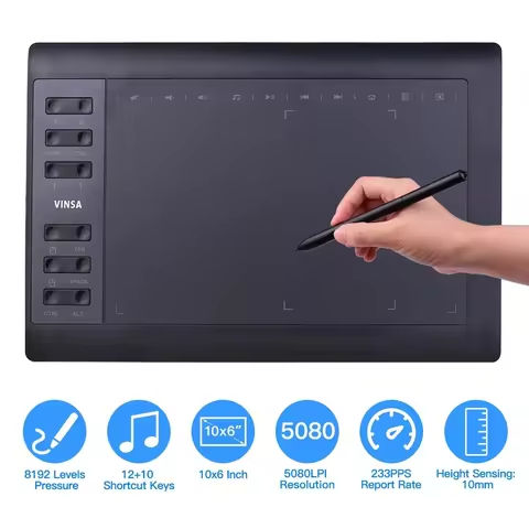 1pc A4 Digital Graphics Tablet: LED Light Box Pad for Writing, Painting, Drawing and Tracing – USB Electronic Art Copy Board https://tinyurl.com/26xmeomf