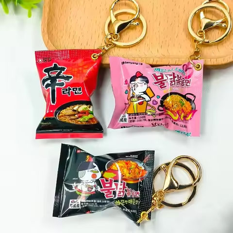 Simulation Instant Noodles Keychain On The Phone Mini Snacks Pendant Bag Pendant Christmas Gifts For The New Year https://tinyurl.com/2ykhsee9